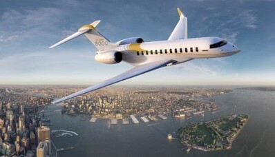 Bombardier Global 8000 Nový summit business aviation