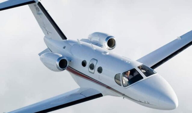 Location de jet privé : Citation Mustang au-dessus des nuages