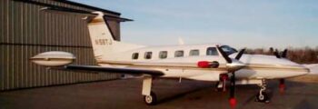location jet privé - vue cockpit MITSUBISHI MU-2
