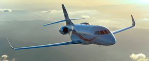 FALCON 2000: Pronájem soukromého letadla 
