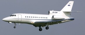 FALCON 900: Pronájem soukromého letadla