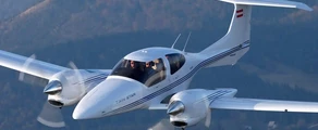 DIAMOND DA 42 TWIN STAR: pronájem soukromého letadla