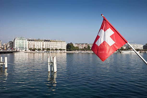 Geneve drapeau suisse