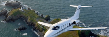 Pilatus PC24 à l'atterrissage