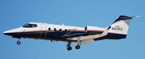 LEARJET 55 pronájem soukromého letadla 
