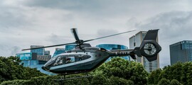 Hélicoptère Dauphin AS 365 intérieur