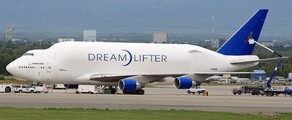 BOEING 747-400 DREAMLIFTER: Pronájem nákladního letadla 