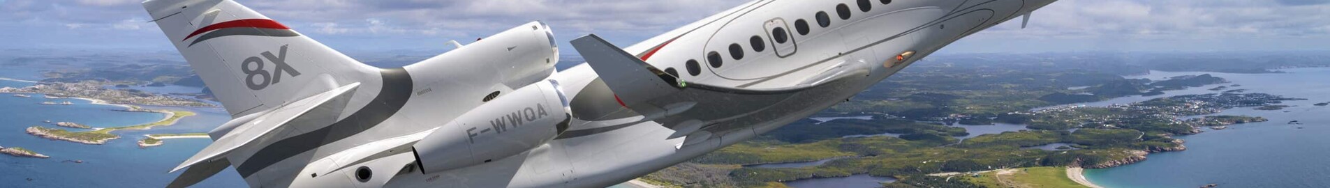 Falcon 8X vylepšuje svou kabinu