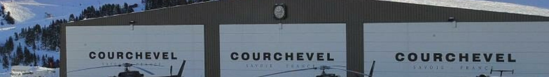 Courchevel: přeprava vrtulníkem