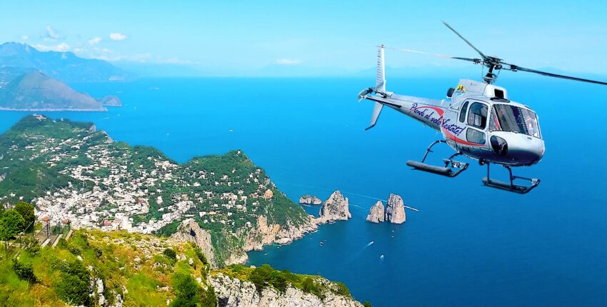 Salerno - Capri: přeprava vrtulníkem