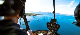 Lyon - Courchevel: přeprava vrtulníkem