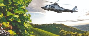 Burgundské vinice: zážitek z vrtulníku