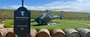 Výlet vrtulníkem po velkých italských vinicích