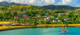 Fort-de-France - Les Saintes: přeprava vrtulníkem