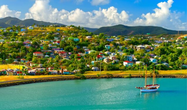 Antigua - Saint-Barthélemy: přeprava vrtulníkem