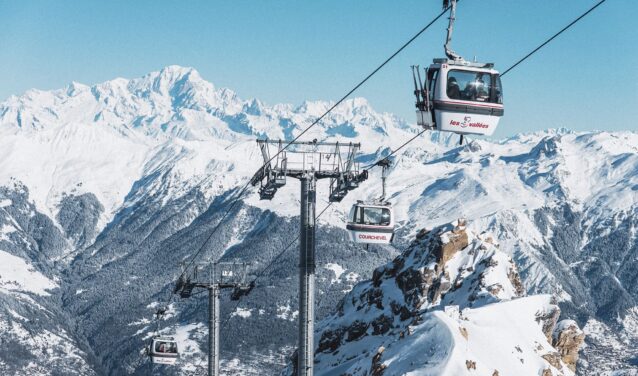 Milán - Courchevel: přeprava vrtulníkem