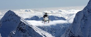 Milán - Courmayeur: přeprava vrtulníkem