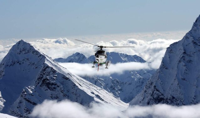 Milán - Courmayeur: přeprava vrtulníkem