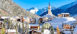 Ženeva - Davos: přeprava vrtulníkem