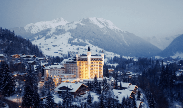 Ženeva - Gstaad: přeprava vrtulníkem