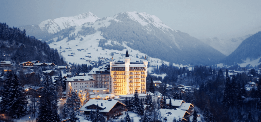 Ženeva - Gstaad: přeprava vrtulníkem