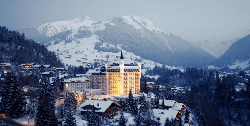 Ženeva - Gstaad: přeprava vrtulníkem