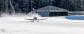 Ženeva - Megève: přeprava vrtulníkem