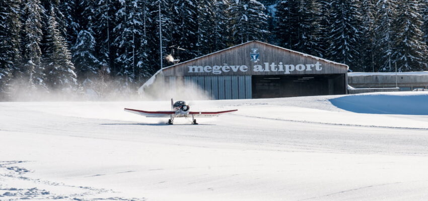 Ženeva - Megève: přeprava vrtulníkem