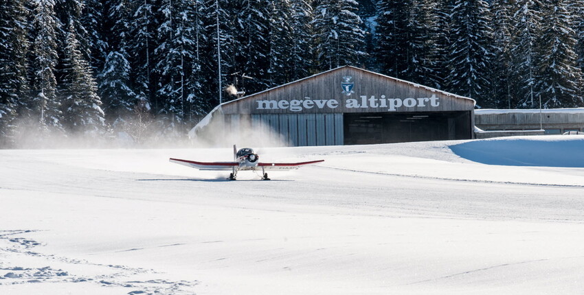 Ženeva - Megève: přeprava vrtulníkem