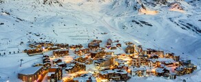 Ženeva - Val Thorens: přeprava vrtulníkem