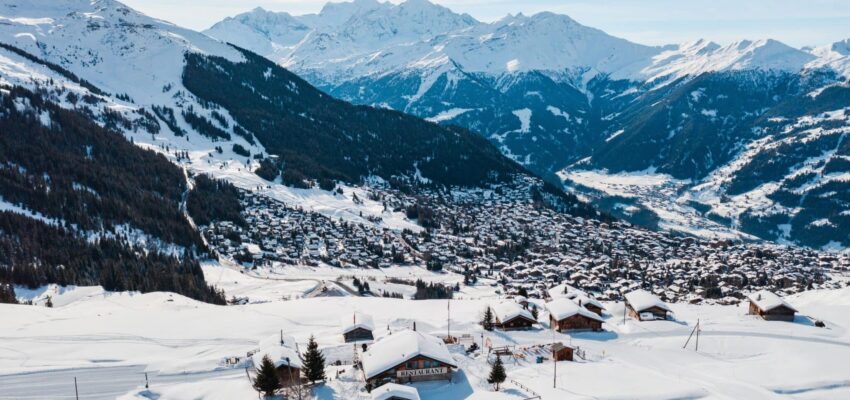 Ženeva - Verbier: přeprava vrtulníkem
